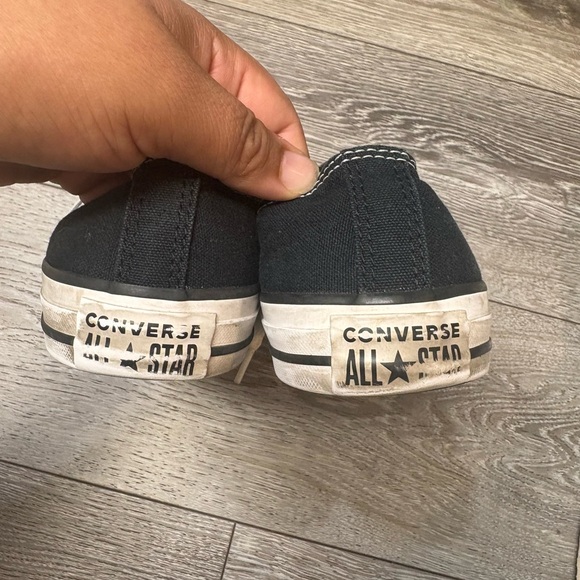 Converse Black and White Canvas Shoes - Picture 6 of 7
